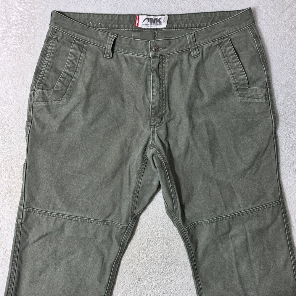 NEW Mountain Khakis Double knee Pants Mens 40/32 Green‎ Broadway Utility 40x32